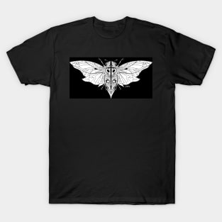 alien deadly ecopop the cicada madness butterfly cigarra bug of death T-Shirt